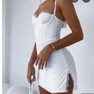 White Fox Mini Dress